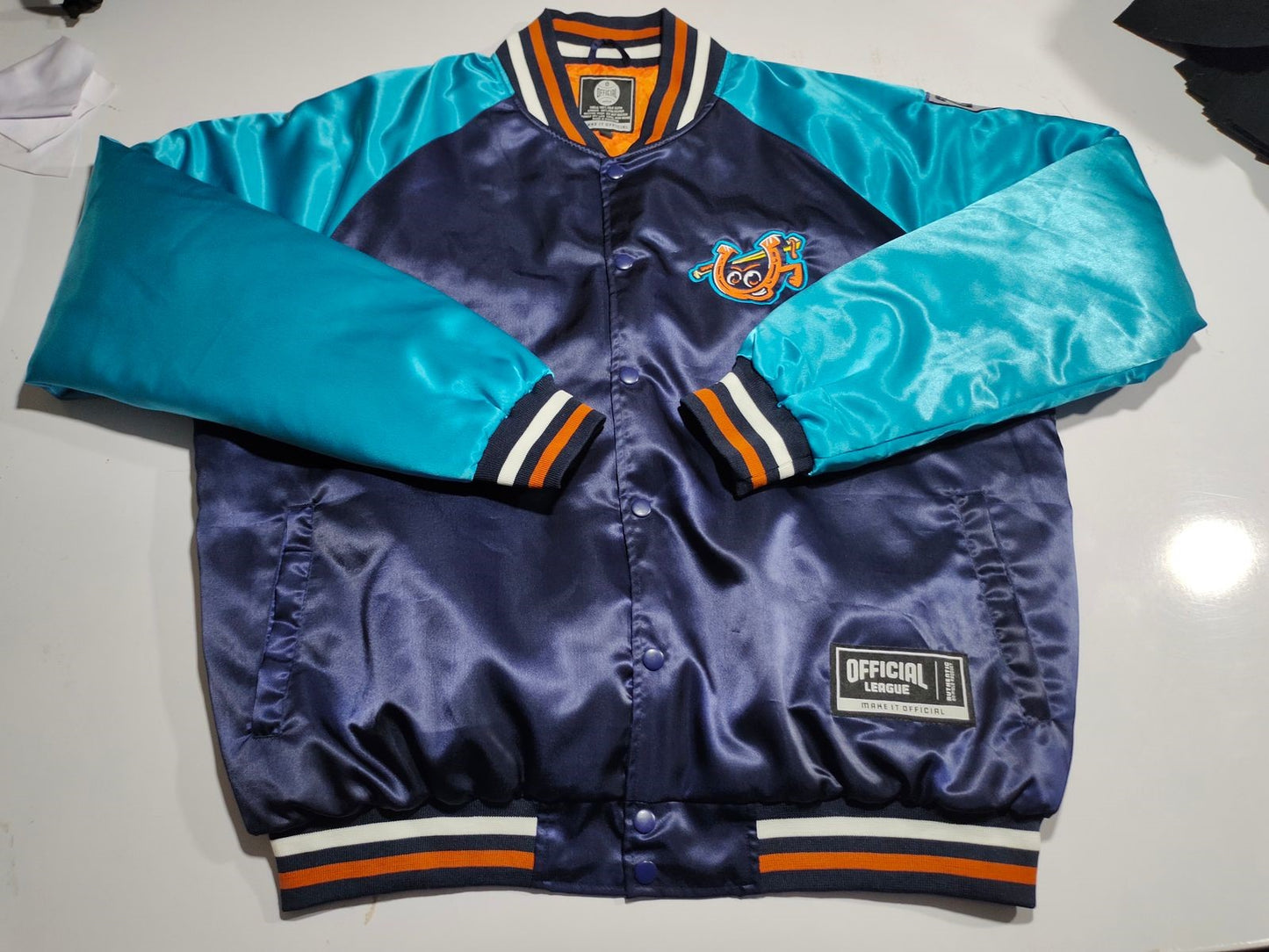 Authentic Lucky Horseshoes Satin Jacket