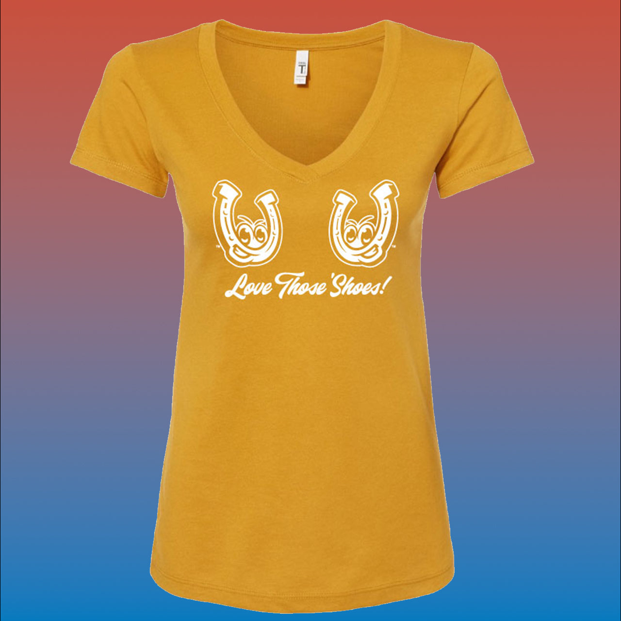 Antique Gold "Love those Shoes" Women's T-Shirt