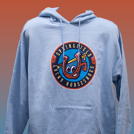 Springfield Lucky Horseshoes Light Blue Sweatshirt