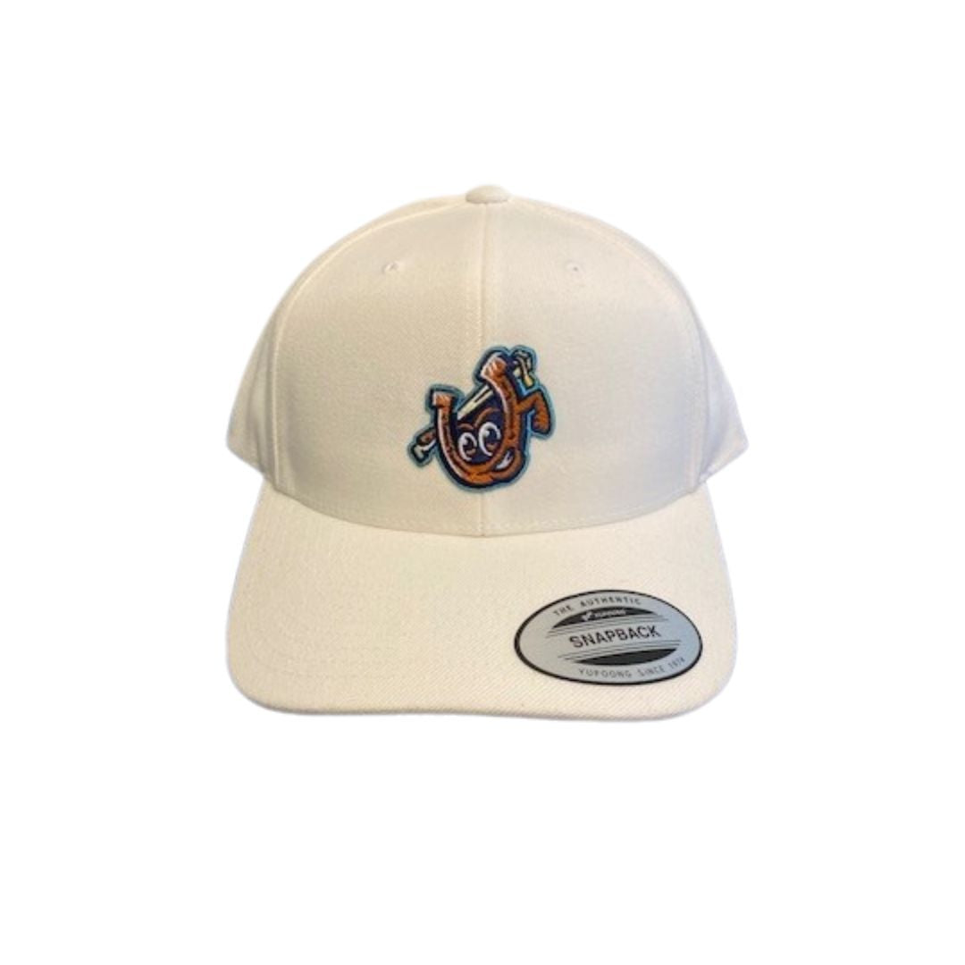 White Horseshoe Snapback