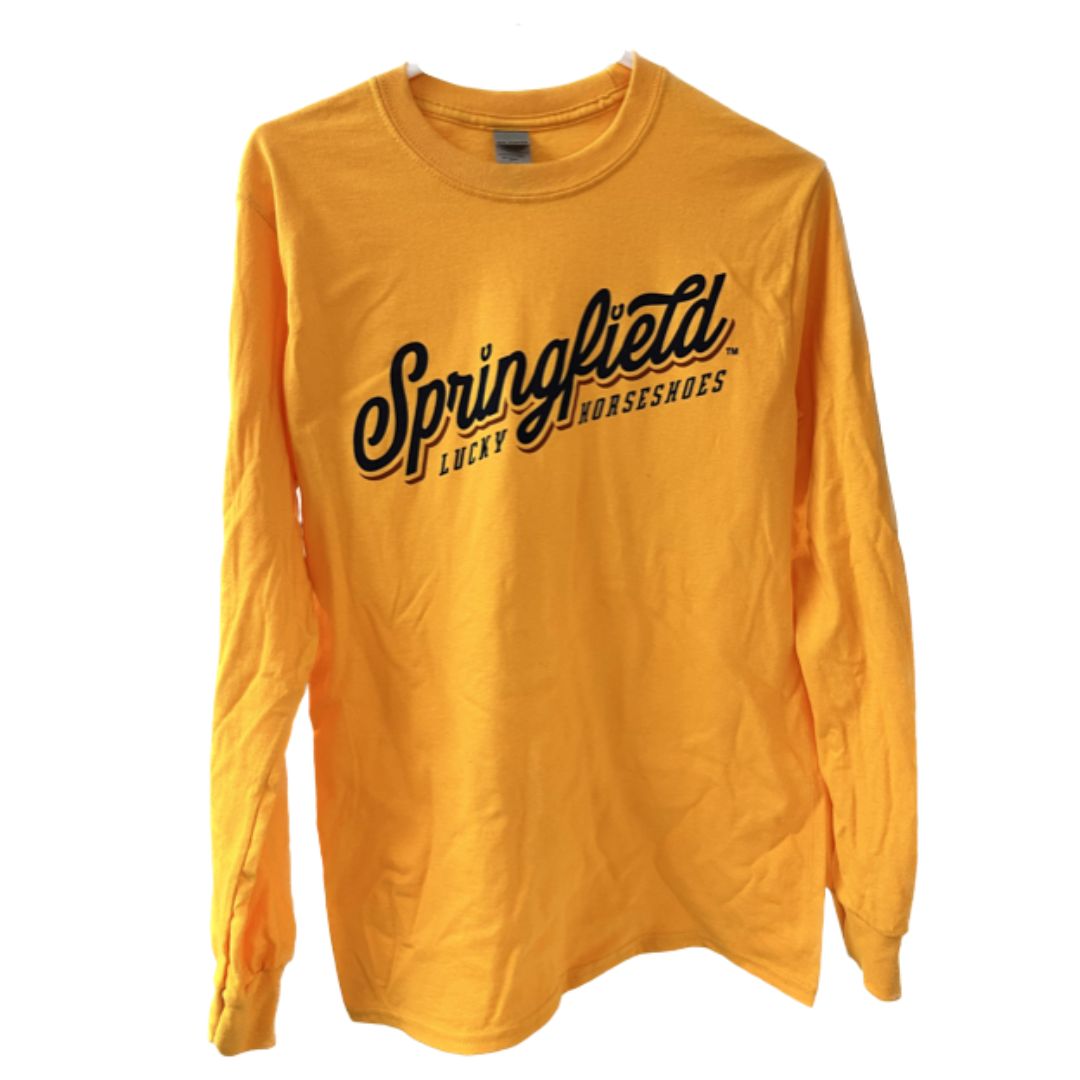 Springfield Script Logo Long Sleeved T-Shirt