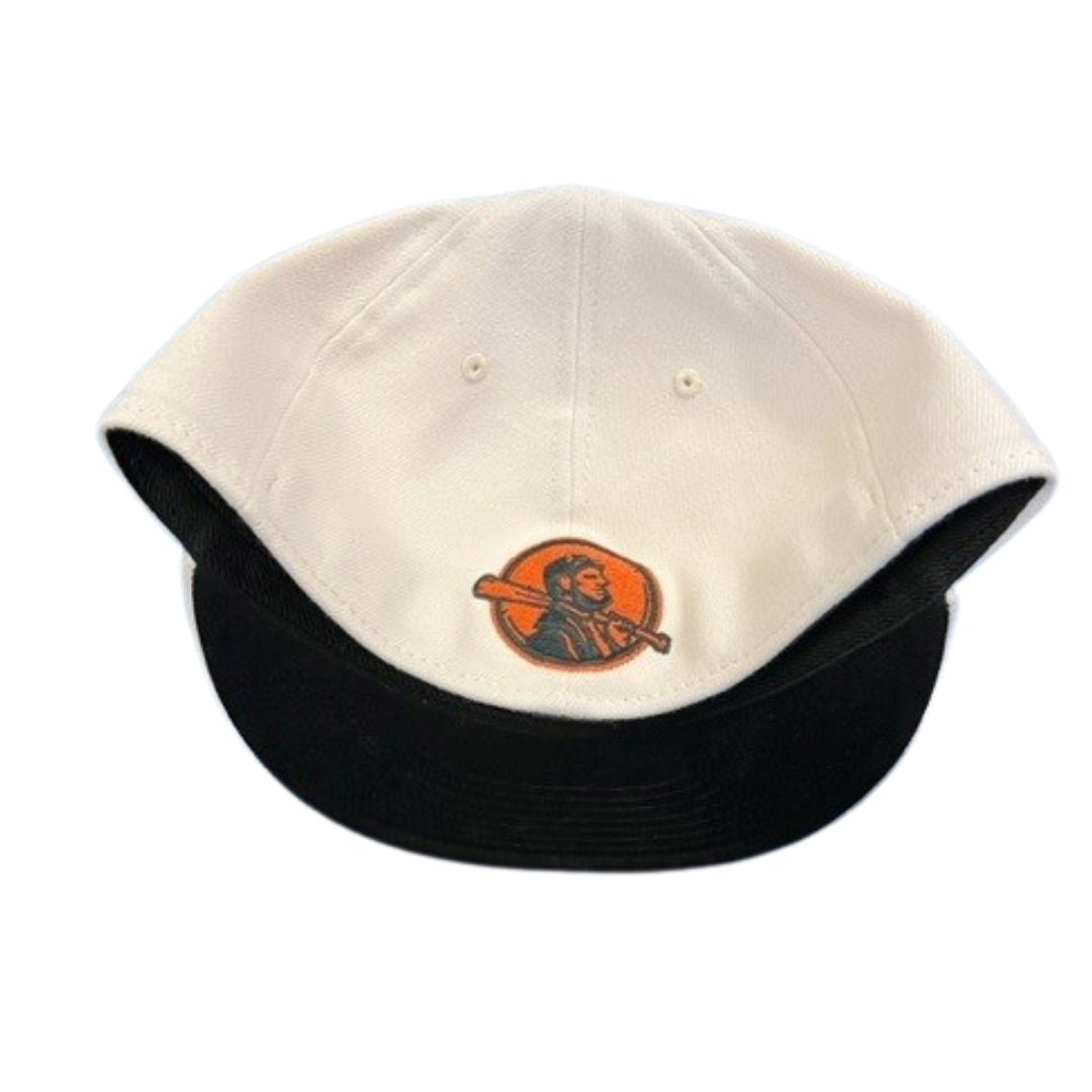 Lucky Horseshoes Off-White Horseshoe Flex-Fit Hat 2023