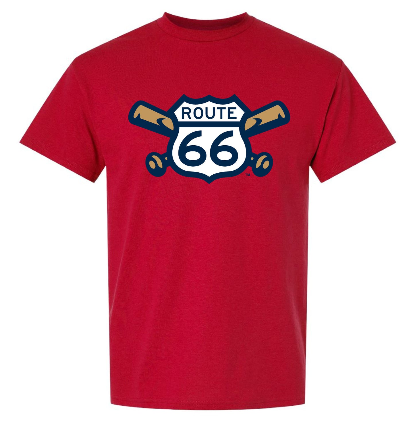 Route 66 Roadsters Red T-shirt