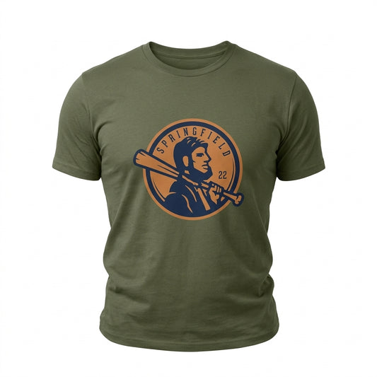 Military Green Lincoln Penny T-Shirt