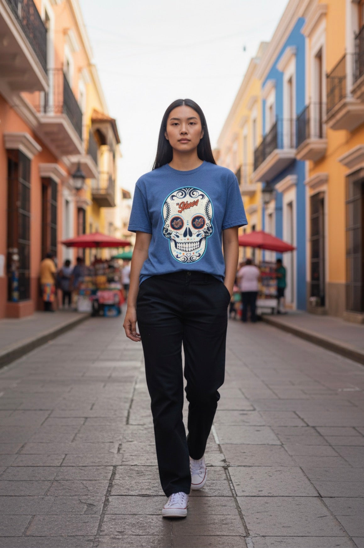 Lucky Horseshoes Sugar Skull Tee