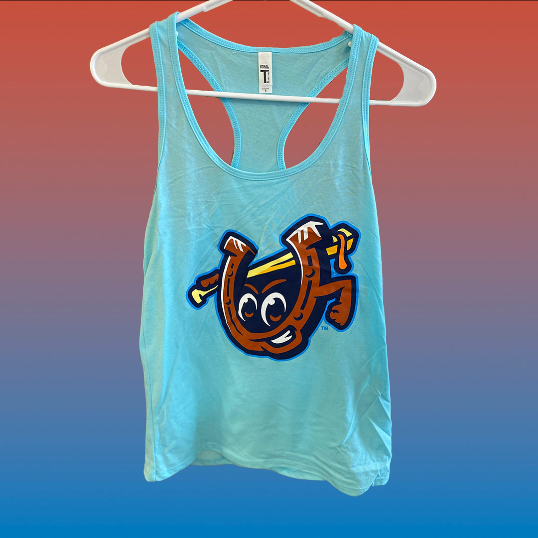 Women's Racerback Cancun Blue Tank Top