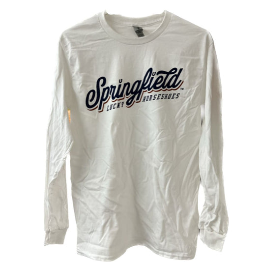 Springfield Script Logo Long Sleeved T-Shirt