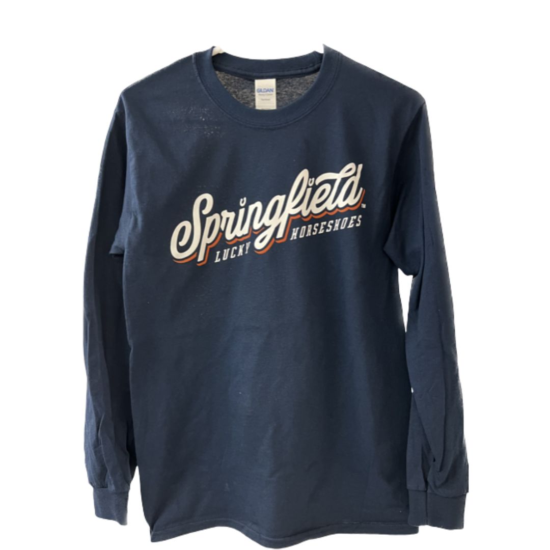 Springfield Script Logo Long Sleeved T-Shirt