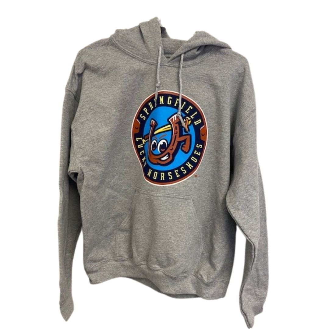 Springfield Lucky Horseshoes Gray Hoodie