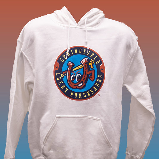 Springfield Lucky Horseshoes White Hoodie